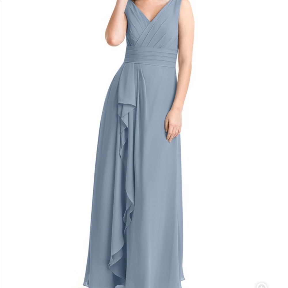 Azazie Dusty Blue Size 12 Julianna